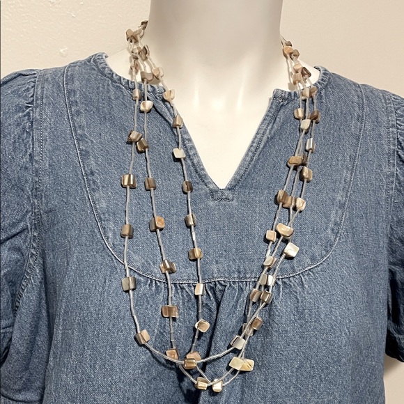 Large necklace mother of pearl - Picture 2 of 7